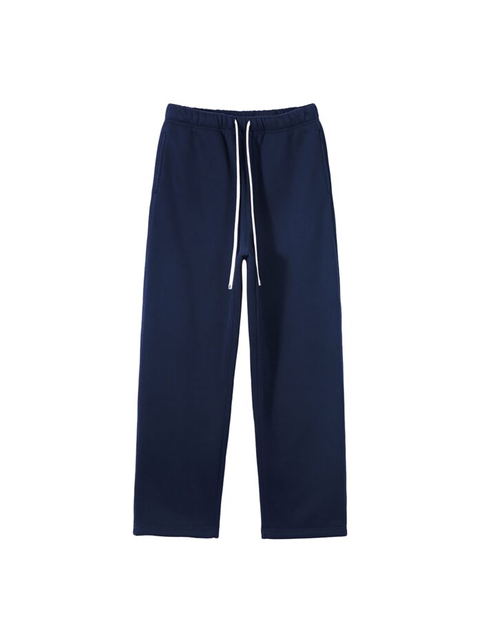 Unisex Blue Straight Sweatpants
